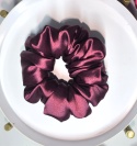 Bordowa scrunchies Alice