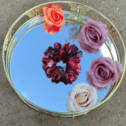 Mini scrunchies Fiolety