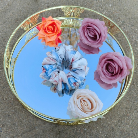 Scrunchies medium Kwiatki