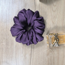 MAXI scrunchies śliwka