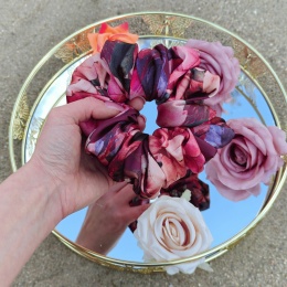 MAXI scrunchies Fiolety