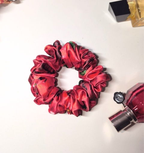 Mini scrunchies Red Hot Rose