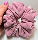 Flora scrunchies z muślinu