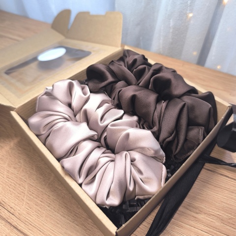 Zestaw prezentowy Give Me Coffe MAXI scrunchies