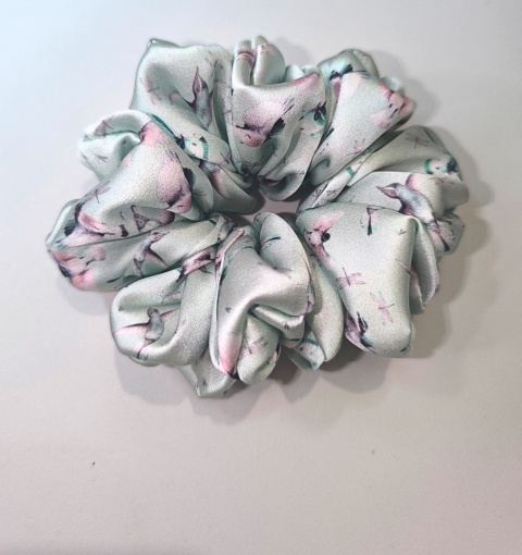 Scrunchies 100% jedwab Butterfly