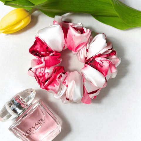 Scrunchies MEDIUM Pinky Flower