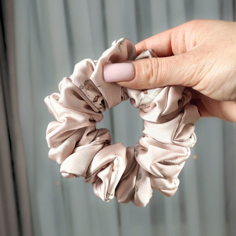 Mini scrunchies Stokrotka
